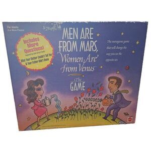 Men Are From Mars Women Are From Venus The Game Board Game Vintage Version of Ba